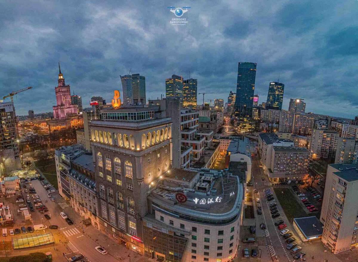 Super Apartment Yellow 2X Metro Fast Wifi 1 Gbs Netflix Panorama Miasta Warsawa Bagian luar foto