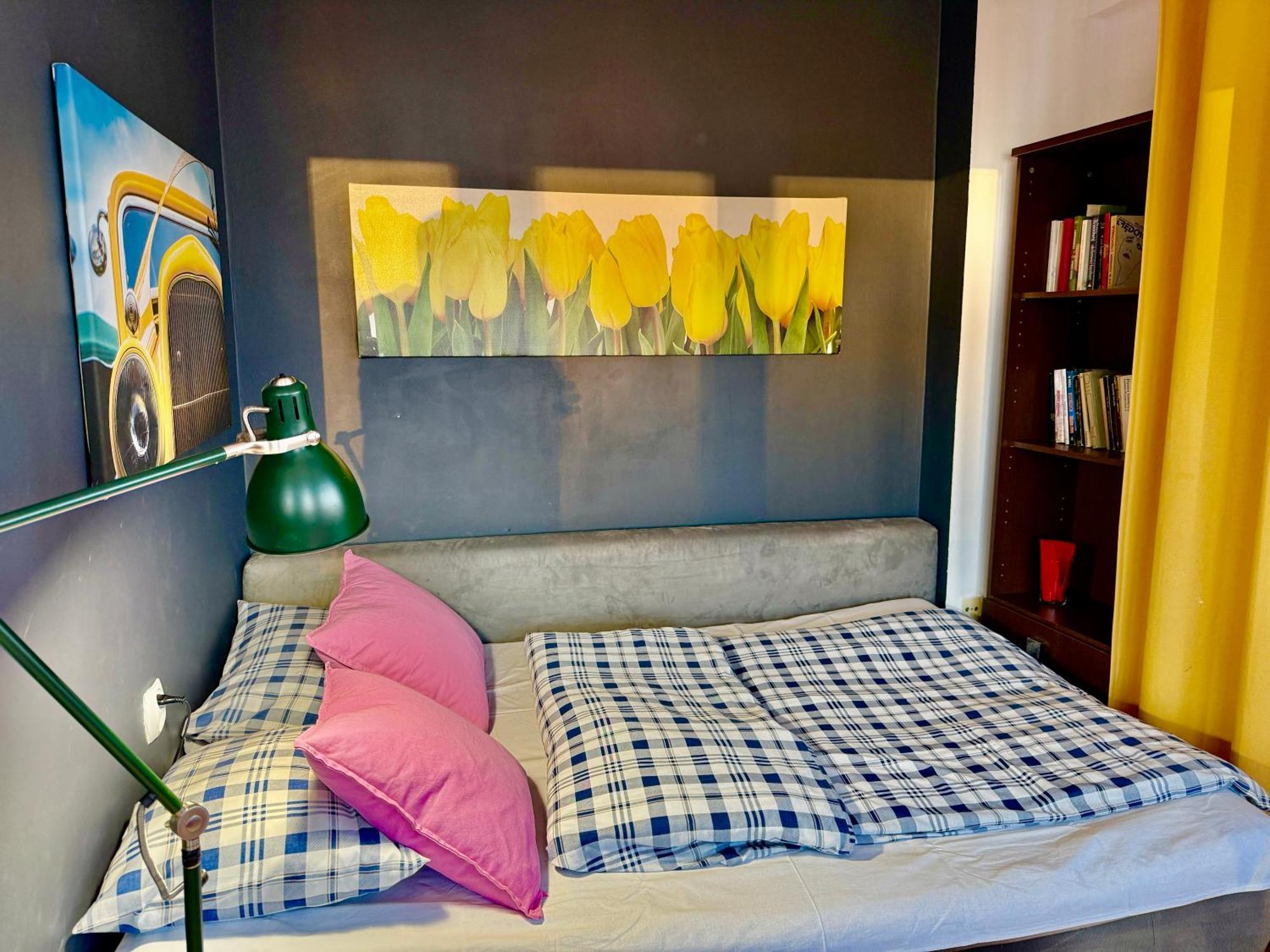 Super Apartment Yellow 2X Metro Fast Wifi 1 Gbs Netflix Panorama Miasta Warsawa Bagian luar foto